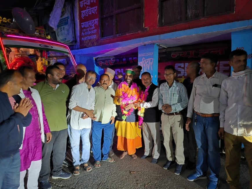 ग्वालदम में विश्वनाथ-जगदीशिला डोली यात्रा का स्वागत, कोट भ्रामरी मंदिर में हुआ आश्रय