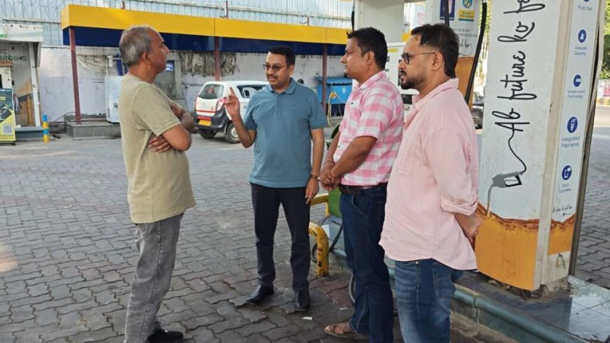 हल्द्वानी में ईंधन की भरपूर उपलब्धता, सिटी मजिस्ट्रेट ने की पेट्रोल पंपों की जांच