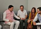 मुख्यमंत्री धामी ने शहीद लेफ्टिनेंट बीरेश्वर गोस्वामी के परिजनों से की भेंट, किया बलिदान का सम्मान