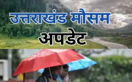 उत्तराखंड मौसम अपडेट: आठ जिलों में येलो अलर्ट, बारिश, बिजली और तेज हवाएं; जानें मानसून की ताजा जानकारी