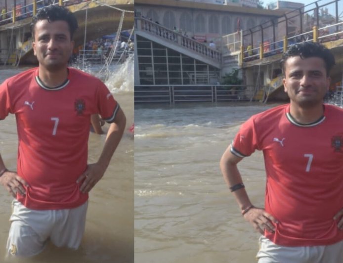 उत्तराखंड: पत्रकार ने गंगा में डूब रहे युवक को बचाया, मौत के मुंह से खींच लाया