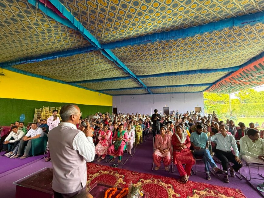 लालकुआँ : जैविक एवं प्राकृतिक खेती कार्यशाला आयोजित, किसानों को किया जागरूक