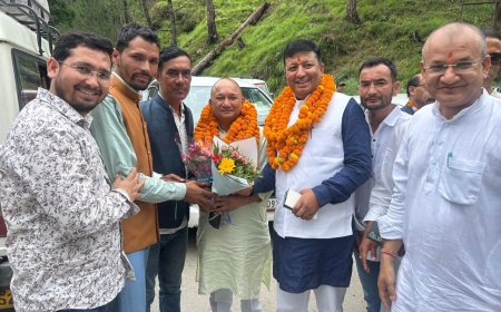 बागेश्वर में भाजपा पंचायत प्रकोष्ठ के प्रदेश संयोजक गोविंद दानू का भव्य स्वागत, कार्यकर्ताओं में जोश