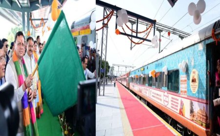 विशेष ट्रेन से सोमनाथ के लिए रवाना हुए 700 श्रद्धालु, मुख्यमंत्री धामी ने की हरी झंडी प्रदान