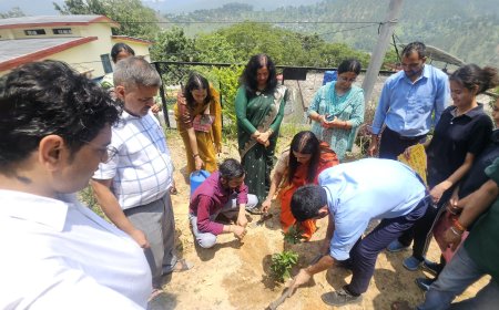 हरेला पर्व पर बागेश्वर डीआईईटी में वृक्षारोपण एवं नवाचारी गतिविधियों का आयोजन