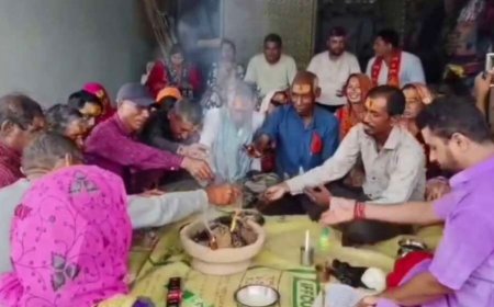 खटीमा में 150 से अधिक लोगों ने स्वेच्छा से अपनाया हिंदू धर्म - धार्मिक कार्यक्रम में 47 लोगों की घर वापसी