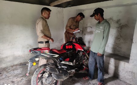 कमरे में ताला फिर भी बाइक से बैटरी और पेट्रोल चोरी: सुराग खोजने में जुटी पुलिस