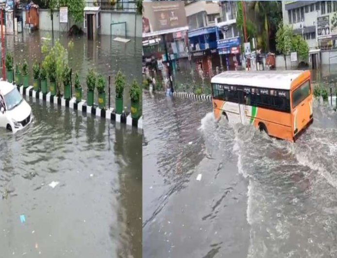 उत्तराखंड की भीषण बारिश ने आम जनजीवन को किया प्रभावित, हरिद्वार में जलभराव