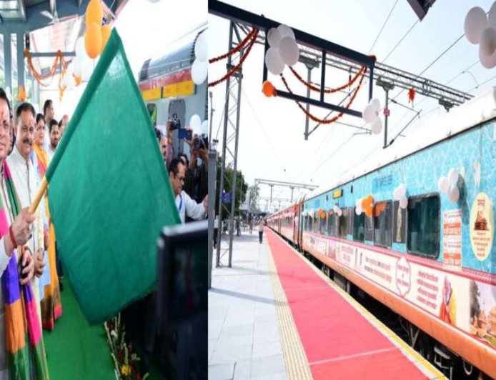 विशेष ट्रेन से सोमनाथ के लिए रवाना हुए 700 श्रद्धालु, मुख्यमंत्री धामी ने की हरी झंडी प्रदान