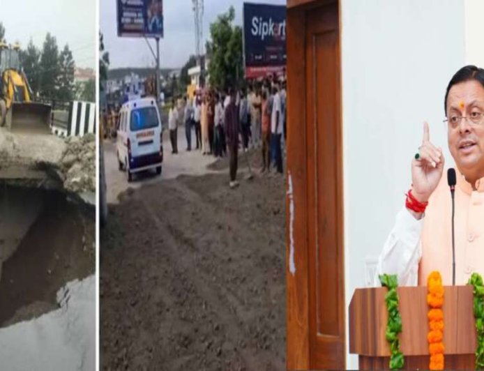 सीएम धामी ने संकट में दिखाई उपस्थिति, 12 घंटे में नंदा की चौकी मार्ग बहाल किया