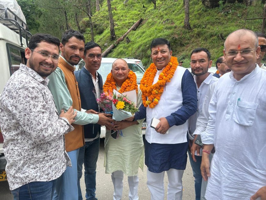 बागेश्वर में भाजपा पंचायत प्रकोष्ठ के प्रदेश संयोजक गोविंद दानू का भव्य स्वागत, कार्यकर्ताओं में जोश