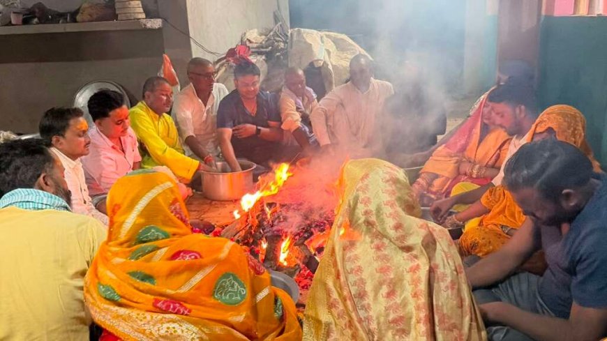 श्रावस्ती: मां बगलामुखी महायज्ञ से भक्तिमय हुआ समय माता धाम, साधना पूर्ण होने पर उमड़ा श्रद्धा का सैलाब