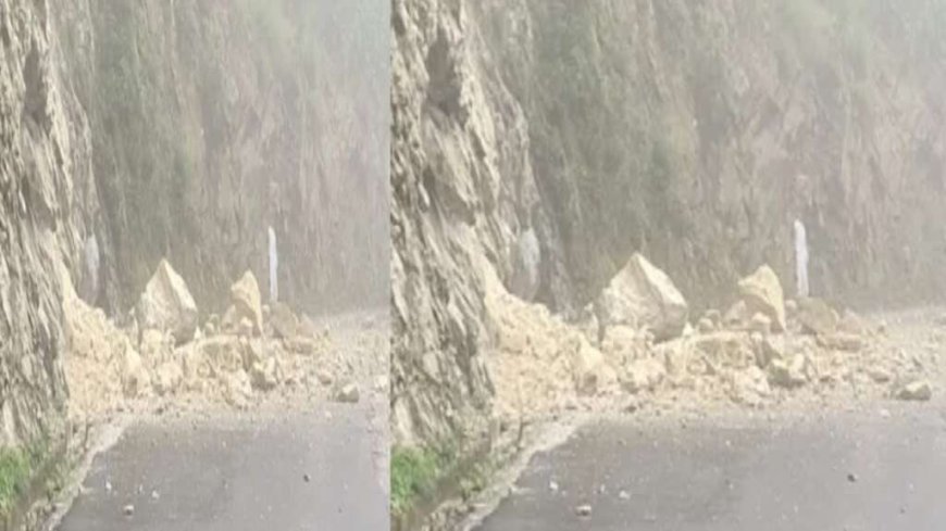 नैनीताल रोड पर पहाड़ों के पत्थरों के गिरने से बचीं कई जिंदगियां!