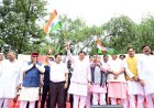 देहरादून में सीएम धामी ने तिरंगा यात्रा निकाली, जनता से की एकता और अखंडता का संकल्प लेने की अपील
