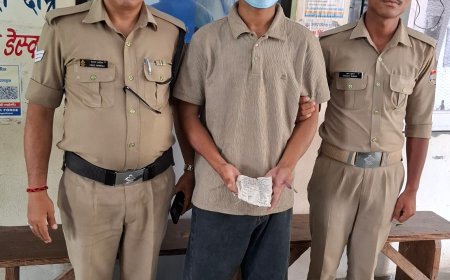 भराड़ी रोड पर 3.12 ग्राम स्मैक के साथ युवक की गिरफ्तारी, ऑपरेशन प्रहार के तहत कार्रवाई