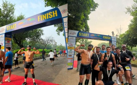 द्वारका मॉनसून रेन रन: हल्द्वानी के धावक वैभव ने जीता स्वर्ण पदक