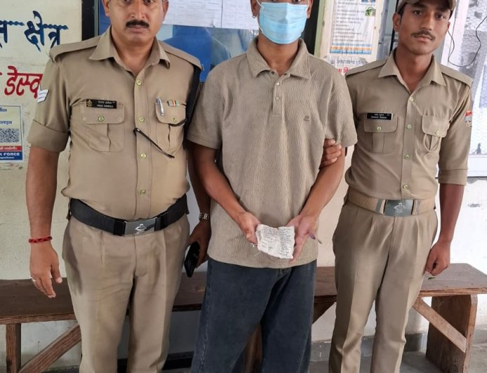 भराड़ी रोड पर 3.12 ग्राम स्मैक के साथ युवक की गिरफ्तारी, ऑपरेशन प्रहार के तहत कार्रवाई