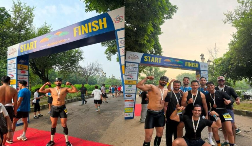 द्वारका मॉनसून रेन रन: हल्द्वानी के धावक वैभव ने जीता स्वर्ण पदक
